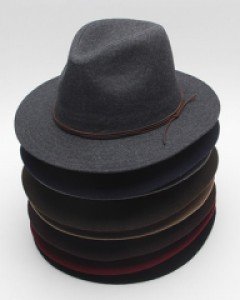 8컬러 울 매버릭 페도라 남자 여자 웨스턴 중절모자