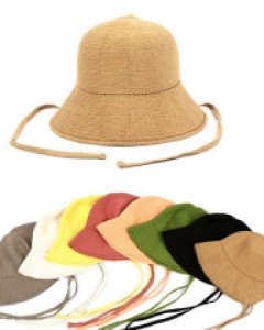 8컬러 썸머 지사 보넷 여자 여름 밀짚 버킷햇