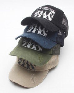 4컬러 FABULOUS4 비틀즈 매쉬캡 남자 여자 여름모자