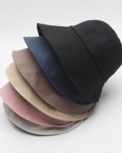 6컬러 린넨 와이어 벨크로 버킷햇 여름 여자보넷 벙거지모자