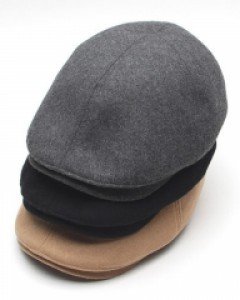 3컬러 소프트 울 헌팅캡 남자 여자 겨울모자 58,62cm 빅사이즈