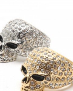 big ban* 해골 큐빅반지 골드&실버