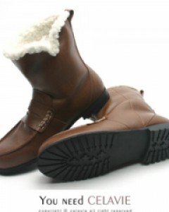 Martin 털 부츠 Brown남자털신발 바닥까지 털이있어 따뜻하고 편안해요^^