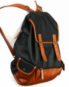 R/L 레더 블랙 개구리 백팩 *승기가방