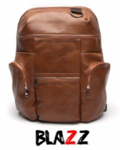 [BLAZZ] 블레즈 정품 레더백팩 NO.60902 유니크한 디자인 노트북 레더백팩