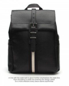 타임키퍼 NO.150  레더백팩 BLACK(블랙) 캐주얼 가죽백팩 패션가방
