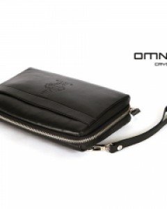 [OMNIA] 옴니아 외지퍼 소가죽 남자손가방 맨즈백 남자크러치백 미니백