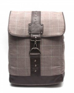 [KOKONTOZAI] 스터드 체크백팩 Brown(브라운) *특가세일* 반품,교환불가!!