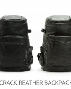 GBP-002 크랙 레더 백팩 캐주얼배낭 학생가방 트래블백