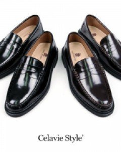 2컬러 페니안경 댄디로퍼슈즈 250~280mm 브라운,블랙