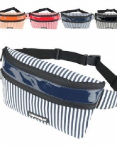 [LEFTFEILD] 4컬러 NO.189 스트라이프 힙색 커플가방 웨이스트백 트래블백