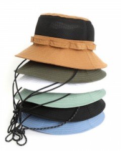 5컬러 에어매쉬 띠 버킷햇 남자여자 벙거지 부니햇 등산모자