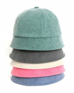 5컬러 피그 드랍 숏 버킷햇 코튼 벙거지모자