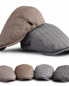 [빅사이즈] 사하라 린넨 헌팅캡 남자 머리큰 대두모자