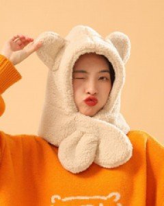 곰돌이 푸우 귀달이 귀덮개 군밤 털모자 겨울 제니 목도리 귀덮는 여자 남자 귀마개 방한