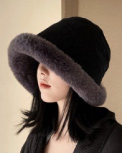 4컬러 라스트 겨울털 보넷 귀덮는 벙거지 여성 양털 페이크퍼 귀덮개 귀마개