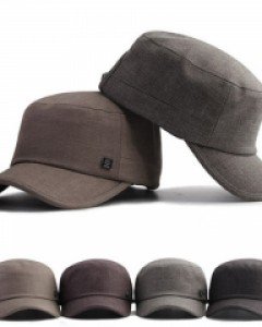 4컬러 그릭 린넨 군모 남자 여자 캡모자