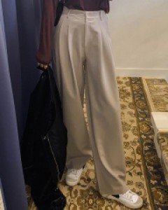 핀턱와이드슬랙스