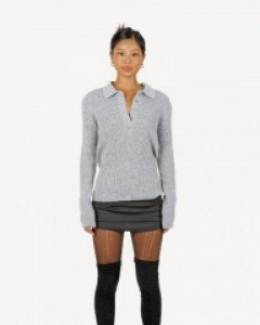 카라 클래식 니트