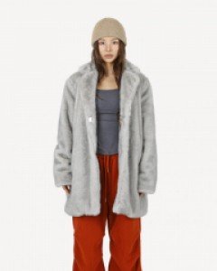 로마 페이크 퍼 재킷