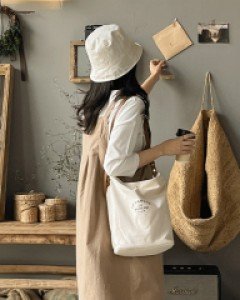 마르셰 에코 버킷백