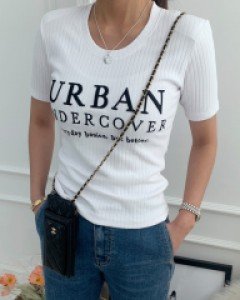 어반 골지티셔츠