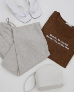 펜텀 밴딩린넨팬츠(자체제작)