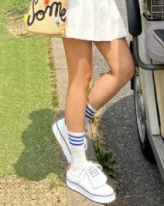 네온링글 논슬립 중목양말