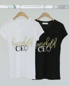 CEO 슬림핏 반팔티셔츠