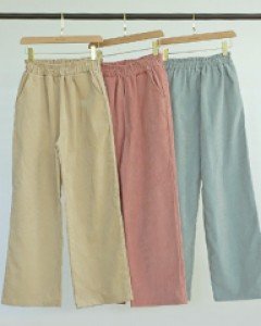 키코 코듀로이 밴딩 팬츠