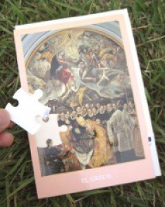 EL GRECO -Puzzle postcard