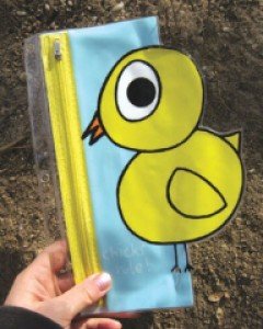 병아리 수납용 비닐케이스 Chicks rule!