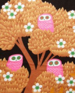 owl mini fabric