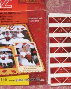 photo corners sticker