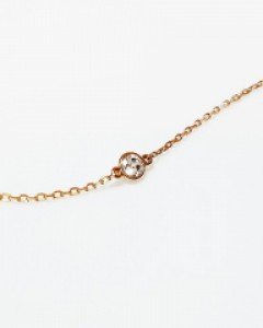 심플 큐빅 체인 팔찌