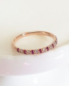 듀얼 더블 하프 이터니티 반지