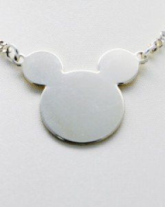 미키 마우스 이니셜 펜던트