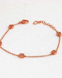 스퀘어 체인 팔찌