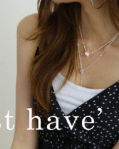 #NAK MADE.넥라인이 아름다워보이는 레이어드 목걸이