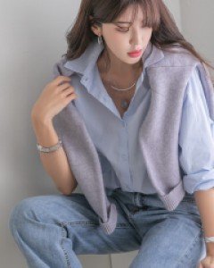 [ 누적 2만장 돌파! L사이즈 추가! ][55~110] 일주일에 일곱번 입는 파스텔 베이직 셔츠 #NAK MADE.