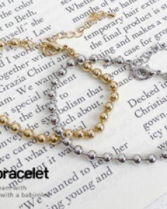 동글동글 캐주얼한 느낌의 심플 동글이 팔찌