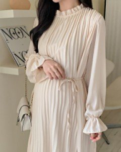 임부복*에브리데이 플리츠원피스 (끈set)