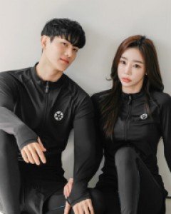 [2개구매시 추가할인]레이블 집업 래쉬가드(남/여 UV차단 SPR50+).513