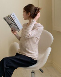 임부복*소프트터치 골지니트