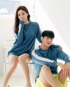 [2개구매시 추가할인]루즈핏 레터링 래쉬가드(남여공용/UV차단 SPR50+).509