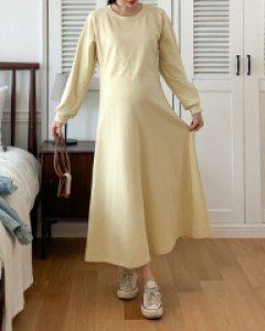 한정수량 SALE임부복*레글런플레어 임산부원피스