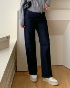 임부복*소프트텐션인디고와이드 임산부청바지(이염방지)