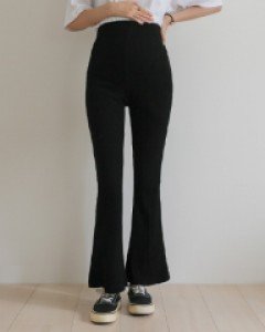 초중기맘*포닥부츠컷골지 밴딩팬츠