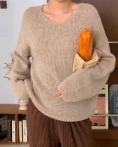 임부복*알파카브이 루즈니트