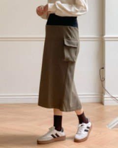 임부복*카고트레이닝포켓 임산부스커트